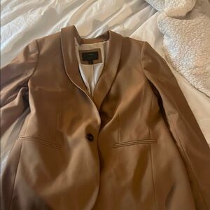 J Crew Tan Blazer Classic Suit Jacket